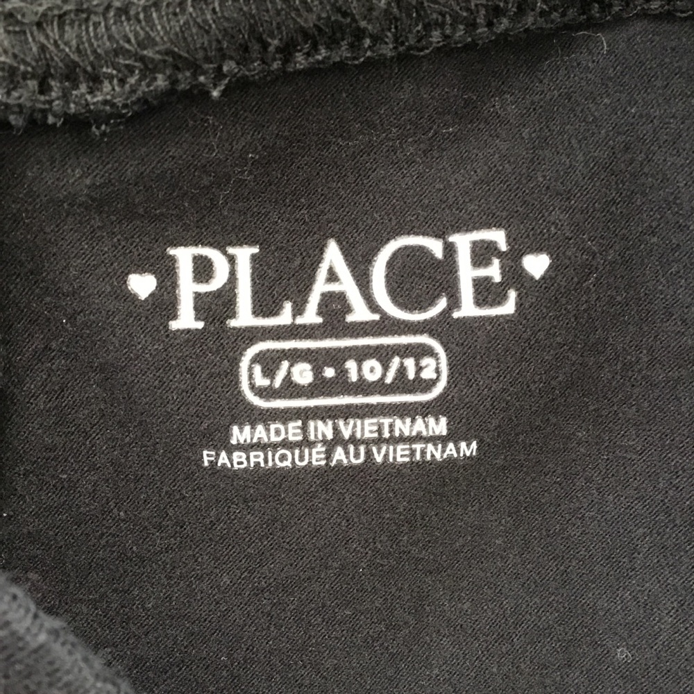 Children's Place Girl’s Yoga Pants Black Size L - Picture 4 of 4